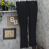 DG2 by Diane Gilman Womens Ponte Bootcut Pants 732054 Black PXL