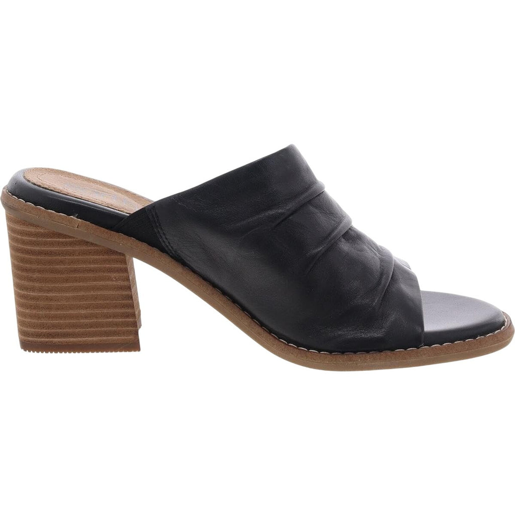 Earth Womens Adara Heeled Sandals ETADARA Black Leather 7.5M