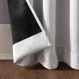 Sun Zero Grade Extreme Blackout Rod Pocket Curtain Panel Pearl Off White 52x84