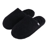 Isotoner Indoor/Outdoor Cozy Plush Terry Knit Clog Slippers 8844 Black L (8.5-9)