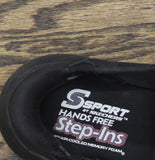 S Sport by Skechers Mens Pull On Hands Free Low Top Sneakers Black 8