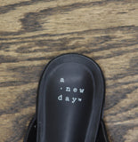 A New Day Womens Sandy Mule Flats 87930575 Black 6