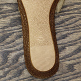 Tuscany by Easy Street Women's Dinah Wedge Sandals 30-0432 Natural Brown 9M