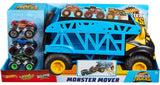Hot Wheels Monster Mover Transporter with 3 Monster Trucks Multicolor