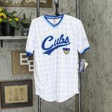 MLB Chicago Cubs Mens Sublimated V-Neck Pullover Jersey 196761881849 White M