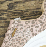 Dr.Scholl's Womens Walk Mode Sneaker Low Top Lace Blush Pink Leopard 8.5M