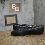 Wild Fable Lace Detail D-Toe Ballet Flats 94646975 Black 6.5M