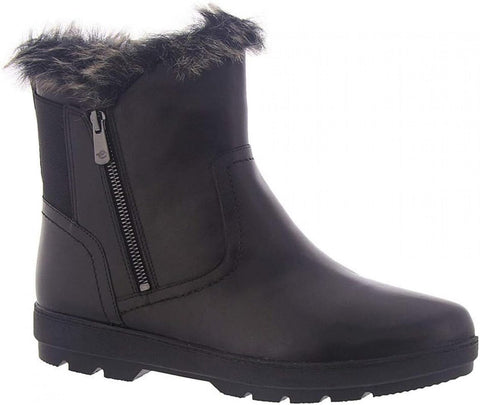 Easy Spirit Women's Adabelle Winter Booties Shoes SEADABELLE Black Leather 10W