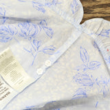 Eileen West Womens Sleeveless Chemise Nightgown E20007 Pigment Rose Blue S