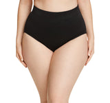 Miraclesuit High Waist Tummy Control Swim Brief Bottom 6518801W Black 16W