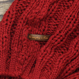 Do Everything In Love Womens Acrylic Knit Beanie 166eda2c01edc2 Red OS