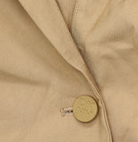 DKNY Single-Button Notch-Lapel Blazer with Front Pockets Whiskey Brown 8