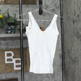 Spanx Womens Everyday Seamless Shaping Tank Top 10423R White M