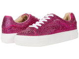 Betsey Johnson Women's Sidny Sneakers Women's Shoes SB-SIDNY Fuschia Pink 6M