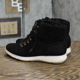 Aerosoles Women's Frankie Casual Ankle Boots Shoes FRANKIE Black Faux Suede 7M