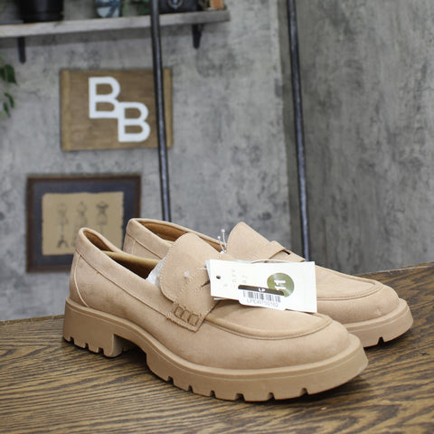 A New Day Womens Archie Loafer Flats 87930688 Taupe Brown 11M