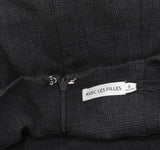 Avec Les Filles Womens Square-Neck Sleeveless Sheath Dress 83666 Charcoal Gray 6