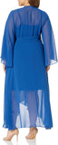 City Chic Women's Apparel Avenue Plus Size Maxi Fleetwood Dress Deep Blue 14W