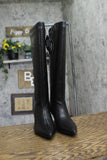 On 34th Rachelle Stovepipe Boots Womens 10019723900 Black Smooth 5.5M
