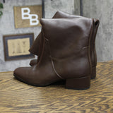 Universal Thread Knee High Boots Faux Leather with Memory Foam Insole Brown 8M