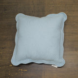 Hudson & Main Reversible Audrey Square Throw Pillow Aqua Blue 16"