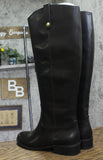 INC International Concepts Fawne Leather Knee-High Riding Boots Black 8.5M