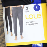Lole Womens Relaxed Fit Joggers 2 Pack 1534732
