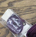 DKNY Shirred U-Wire Bandeau Bikini Top DIMTS403 Port Purple L