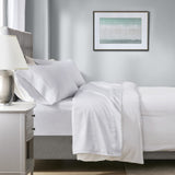 Beautyrest 1000 TC Cotton Blend Sheet Set 4-Piece BR20-1880 White Queen
