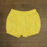 First Impressions Girls Bloomer Unlined Lightweight Knit Shorts Yellow 12 Months