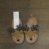 Wondershop Kids Boys Girls Holiday Light up Reindeer Slippers Brown L (4-5)
