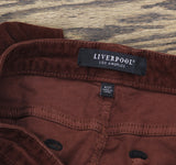Liverpool Los Angeles Womens Girlfriend Pinwale Corduroy Jeans Brunette Brown 4