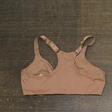 Glamorise Plus Size Front-Closure Smoothing Wonderwire Bra Cappuccino Brown 34C