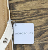 Aerosoles Jordyn Cushioned Flip Flop Thong Sandals White Faux Leather 9.5M