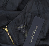 Donna Karan Womens Boat Neck Jacquard Textured Sleeveless Sheath Dress Black 8