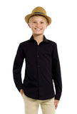 Opposuits Teen Boys Button Up Dress Shirt OSST-1008 Black Knight 10