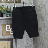 DG2 by Diane Gilman Womens Classic Stretch Bermuda Jean Shorts 724452 Black L
