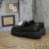 Wild Fable Womens Slip On Platform Loafers Black 5.5M