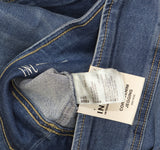 INC International Concepts Leg Frayed Hem Jeggings Jeans Pineapple Wash Blue 16W