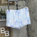 Flora Nikrooz Womens Gabriella Pajama Shorts T91051 Blue XL