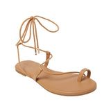 Universal Thread Womens Ivana Footbed Toe Ring Sandals 93708831 Tan Brown 9.5M