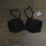 Bali Womens One Smooth U Ultra Light Illusion Neckline Underwire Bra Black 38DD