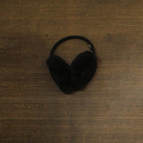 Madden NYC Womens Faux Fur Earmuffs Fuzzy Black