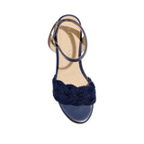 Jack Rogers Dumont Woven Rope Wedge Sandal 112241WG09 Midnight Blue 11M