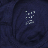 A New Day Womens Ribbed Stretch Tank Top 1663857b69d447 Navy Blue XL
