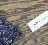 NY Collection Womens Marled Knit Cap Sleeve Shirt Top Blue Multi S