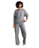 State Of Day Womens Indulge Rest Sweater Pewter Lounge 100188601MS Pewter Gray L