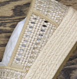 Toms Valencia Platform Espadrille Woven Jute Slip-On Flats Champagne Gold 5.5M