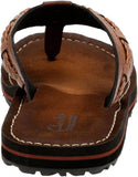 Clarks Women's Fenner Nerice Flip Flop Sandal 26125111 Honey Synthetic Brown 6M