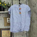 Splendid Women's Linen Blend Tunic Top 177097 Blue 2XL